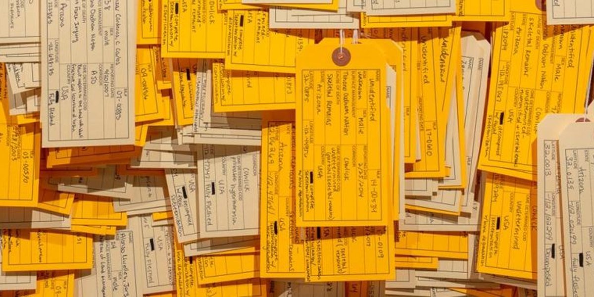 WolfHumanities's tweet photo. Sign up now to volunteer 30 minutes of your time on 9/23-24 to help fill out toe tags for this participatory pop-up exhibition. https://t.co/D9lpEGd1gk #ht94 #ht94UPenn #undocumentedmigrationproject https://t.co/2Bq9NT5BIU