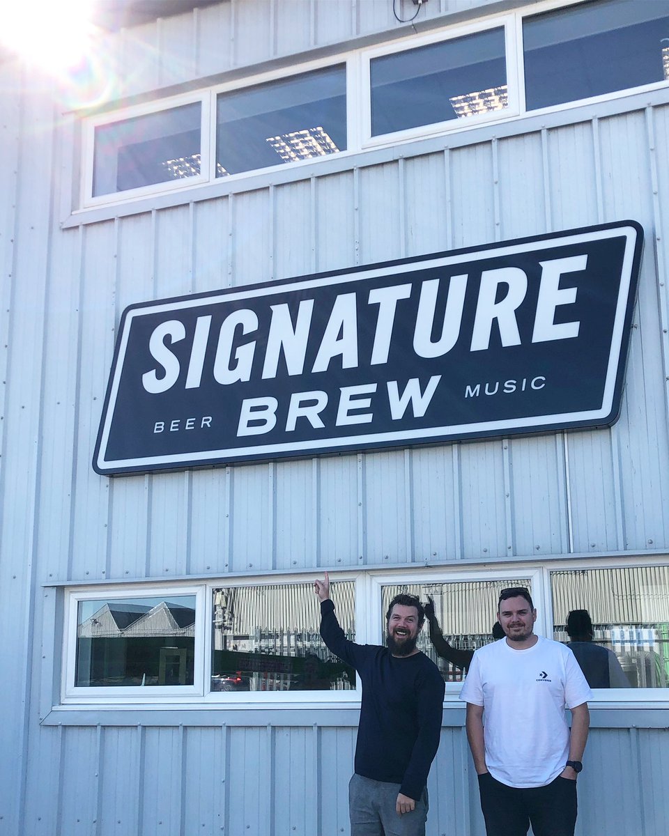 We’ve kept it a secret, but we can’t hide it anymore (because it’s on a giant sign) ...we have a new logo! It’s part of our rebrand which, along with our new home at Blackhorse Road, marks a momentous new chapter for Signature Brew. Much more to be revealed soon