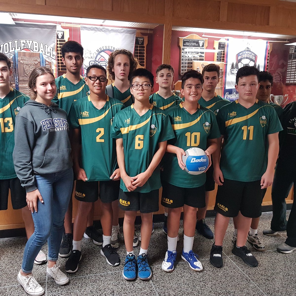 Jr Boys Volleyball action has started. The Gaels were strong against Rockway, and had a great run in the Preston tournament where their playoff run ended on the tiebreaker.  Gaels taken on KCI today at 3:15 in our gym. Come on out Gaels' fans!