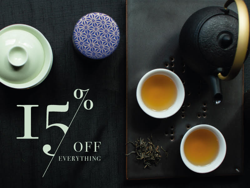 Don't miss our 15% off sale! It ends today at midnight.