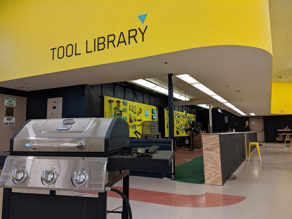 Gearing up for this afternoon! Stop by for a bite 5-7 PM and see what's happening in the CoMADE Tool Library (still open regular hours 3-7 PM today).
ow.ly/jPHp50wgoFK

Note: Grill tools not available for checkout (yet), but everything else back there is!