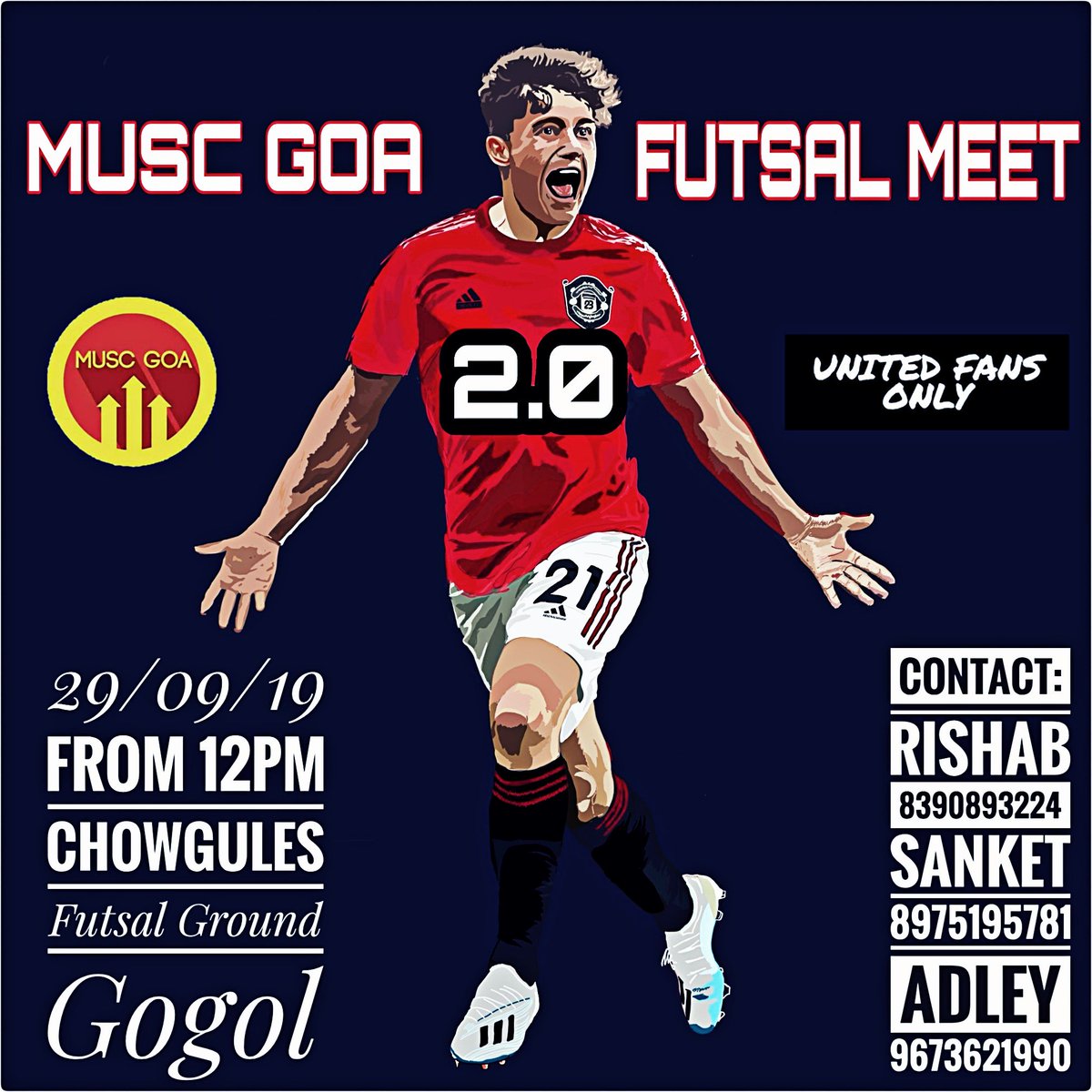 MUSC GOA FUTSAL MEET 2.0 IS HERE !!!! #MUFC #MUSCGOA