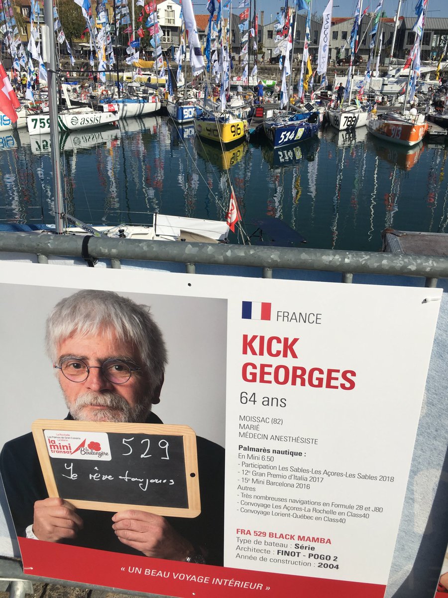 Toute l'équipe <a href="/Bfordoc/">BforDoc</a> suivra l'aventure du Dr Georges Kick dans le cadre de la <a href="/minitransat2019/">Mini-Transat La Boulangère</a> ⛵️ 
Le départ est prévu ce dimanche de @larochelle_ot ! Bon vent à tous ! 💨

<a href="/voiles_voiliers/">Voiles et Voiliers</a>