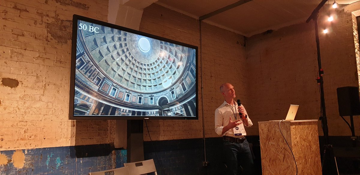 the_ilp's tweet photo. #ILPBrilliant at #darcRoom: Arfon Davies showing how daylight intertwined with architecture influences and enhances the spiritual experience of a place @ArupGroup @ArupUKIMEA https://t.co/E4qxLmWRWF