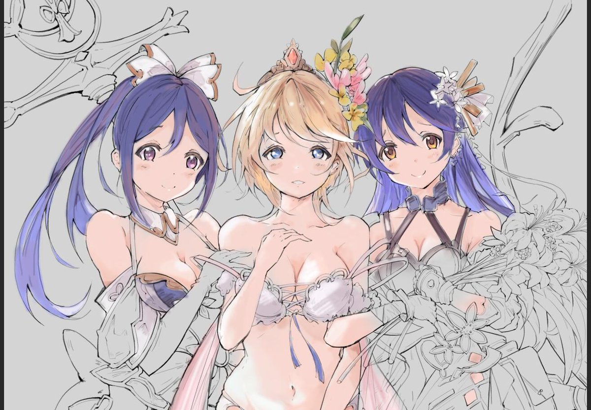 進捗ラフ🌊 https://t.co/nDF15qA1QI