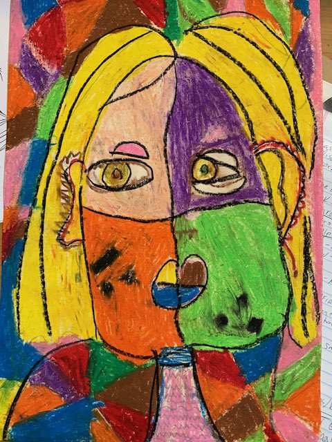Just a few of Ms. Evans classes’ Picasso-inspired pieces! Our Monarchs are extremely talented! <a href="/JCPS_SACschools/">JCPS State Agency Schools</a> <a href="/Dzined4Gr8ness/">🦋Ms. Counselor🦋</a> <a href="/MaryhurstInc/">Maryhurst</a>