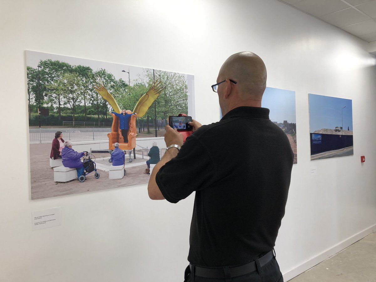 ewewiora's tweet photo. 1st pic of someone taking a pic of their family member #spottedmum over @kirkby_town #unit17 part of #wearekirkbyphoto golden years group will be on site most Fridays 10.30-12.30 to continue the project https://t.co/ugA2IEwuo5