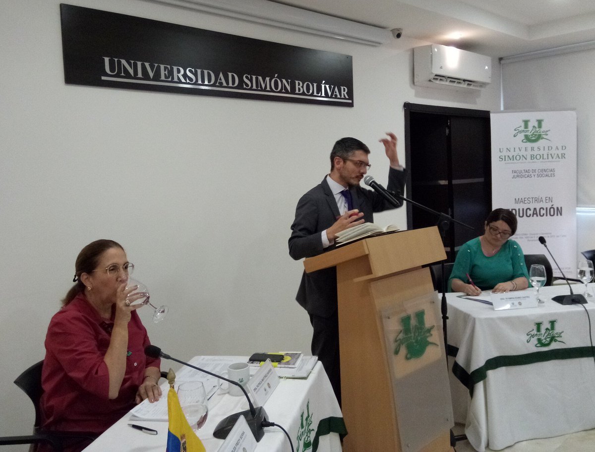 "No hay autonomía sin heterónimia"
Arles-Fredy SERNA, Director Ejecutivo del <a href="/IUnisabaneta/">Ex-IEPC (2019)</a> de <a href="/UNISABANETA/">Unisabaneta</a> participa en el coloquio sobre los 20 años de "Los siete Saberes" del Cóndor <a href="/edgarmorinparis/">Edgar Morin</a> en <a href="/unisimon/">Unisimón</a>