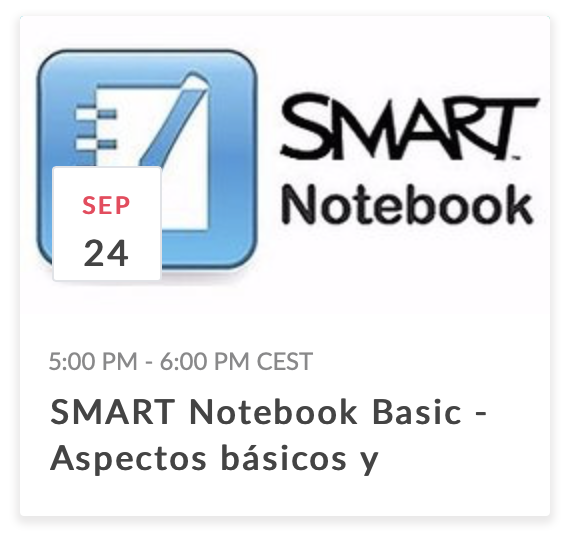 jlcastano's tweet photo. Os comparto enlace a los seminarios web de SMART. Seguramente que os pueda interesar el relacionado con la utilización de la tinta digital SMART o el de Notebook Basic, de acceso libre y gratuito para cualquier docente. @SMART_Tech
#SMART_Tech_ES https://t.co/DwQ7AAUP52 https://t.co/m9CXKJ3N0m