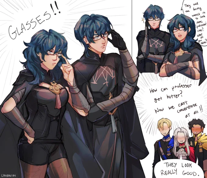 glasses acquired!! #fe3h 