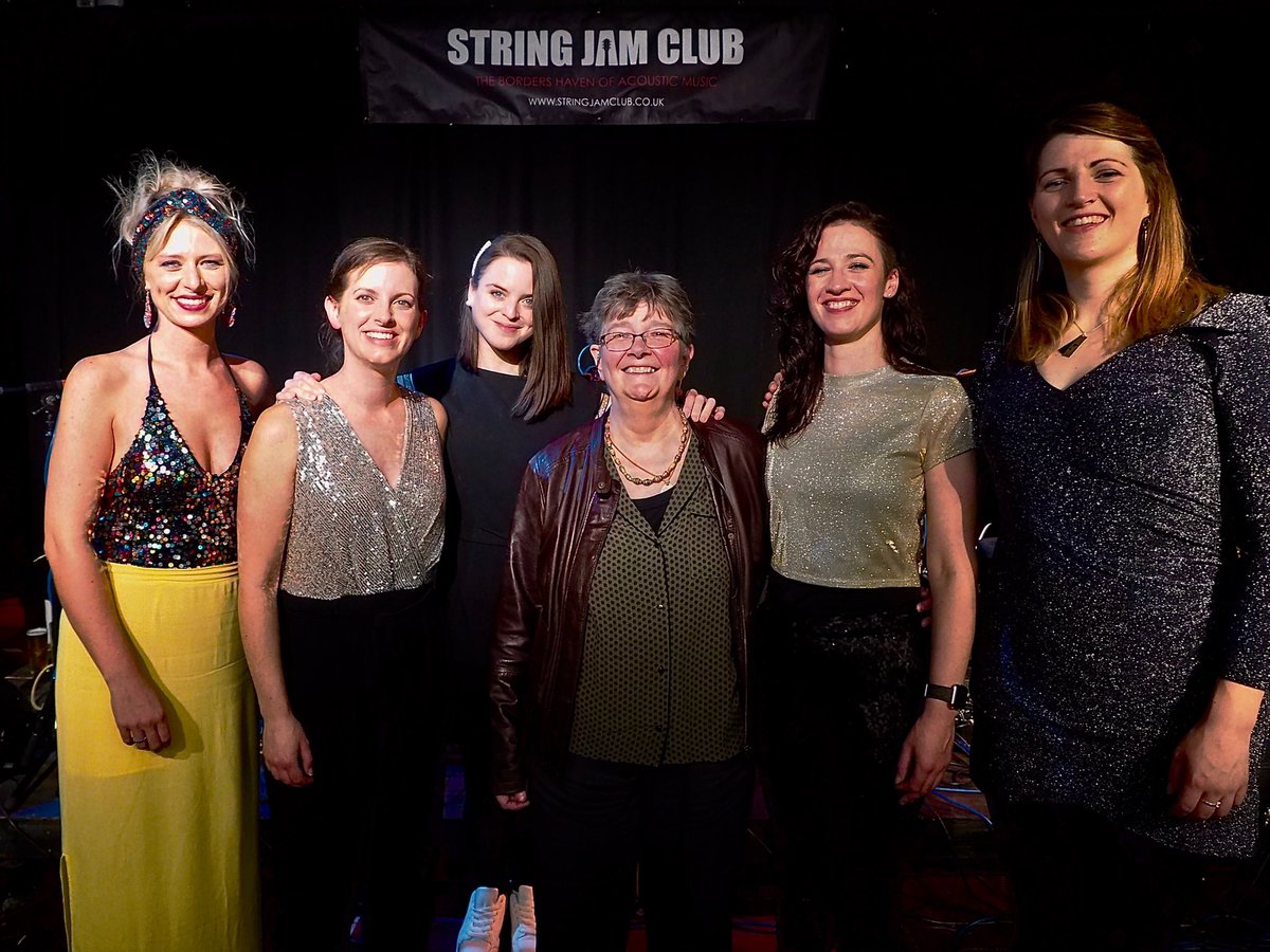 alliefoxmusic's tweet image. Thank you to @Kinnaris5 Quintet for an awesome show at String Jam Club on Sat.  Their energy, joy &amp;amp; dazzling technique took us by storm. The sheer beauty &amp;amp; originality of their music was simply peerless. A tidal wave of fans’ beating hearts awaits your return!✌️Photo @hainingside