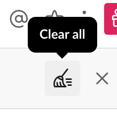 barcelosthiago's tweet photo. COMPLETELY in love with the "Clear all" icon from Slack downloads tab. 😍 #icondesign #iconography #UIicon https://t.co/zp0fcQYqfH