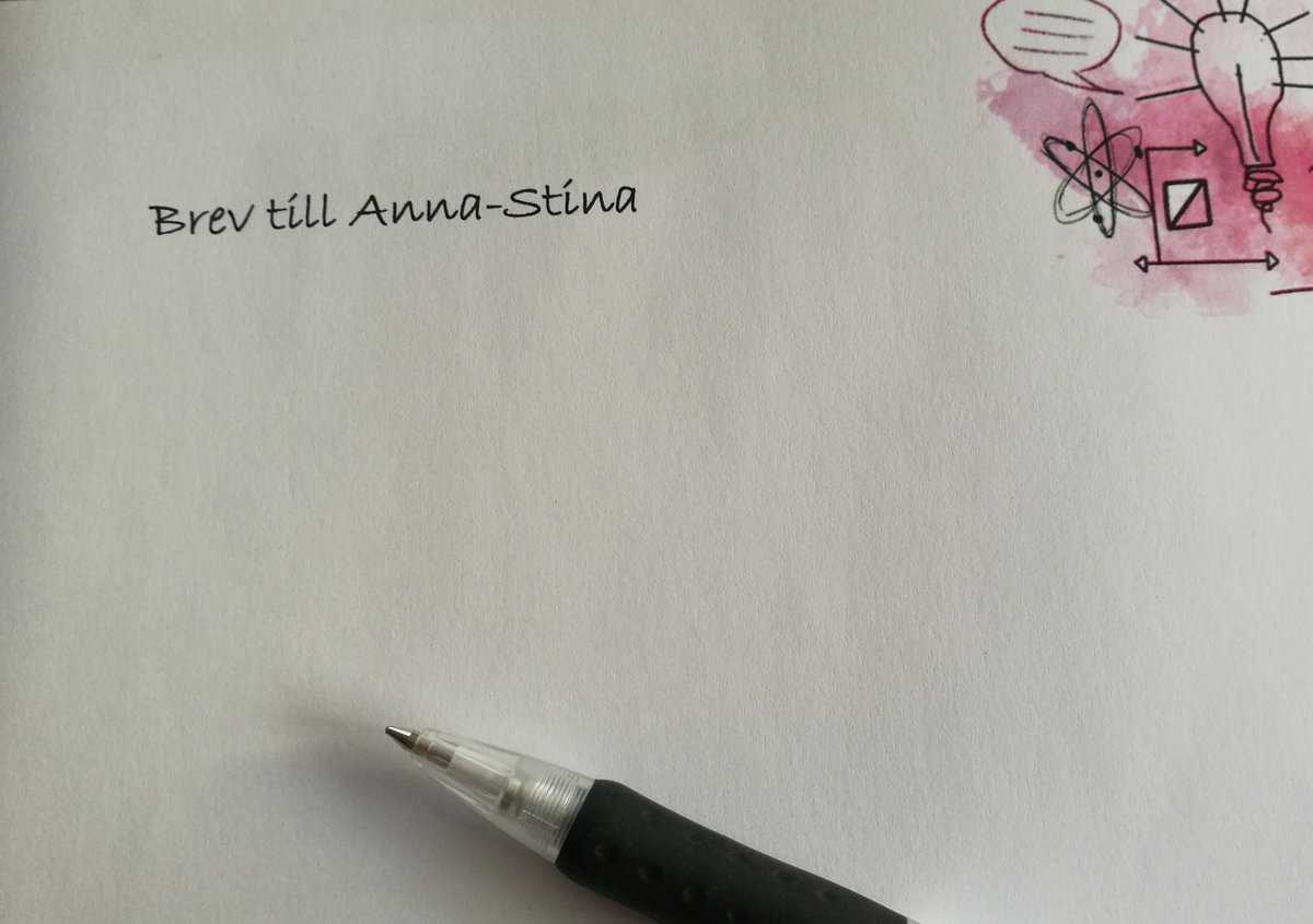 Det är så sällan man skriver brev för hand nu för tiden, så när man får chansen ska man göra det. #RegionNorrbotten