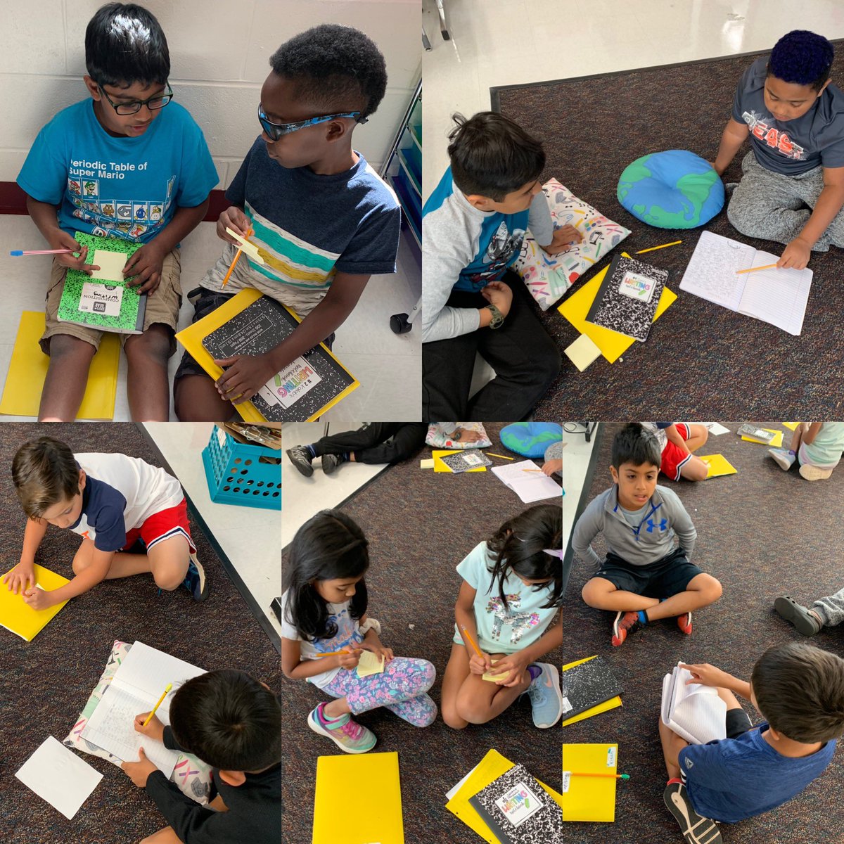 3rdwithMrsM's tweet photo. Today we are working hard reviewing our small moment pieces with our learning partners! https://t.co/mPbyMMKvO6