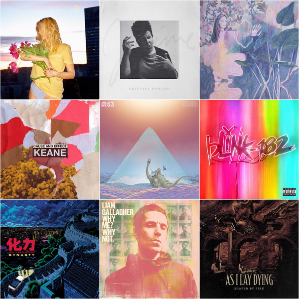 caissedeson's tweet photo. Les nouveautés musicales du 20 septembre 2019 https://t.co/UxBoO4MVPB @M83 @blink182 @FitzAndTantrums @keaneofficial @hissgldnmssr @EvelyneBrochu @BELLFLOWERmtl @blkfootwhtfoot @liamgallagher @ASILAYDYINGBAND @KATLofficial @KloneOfficial @hualimusic @ToveLo @MarcoBenevento #Music https://t.co/i722rpNEEp
