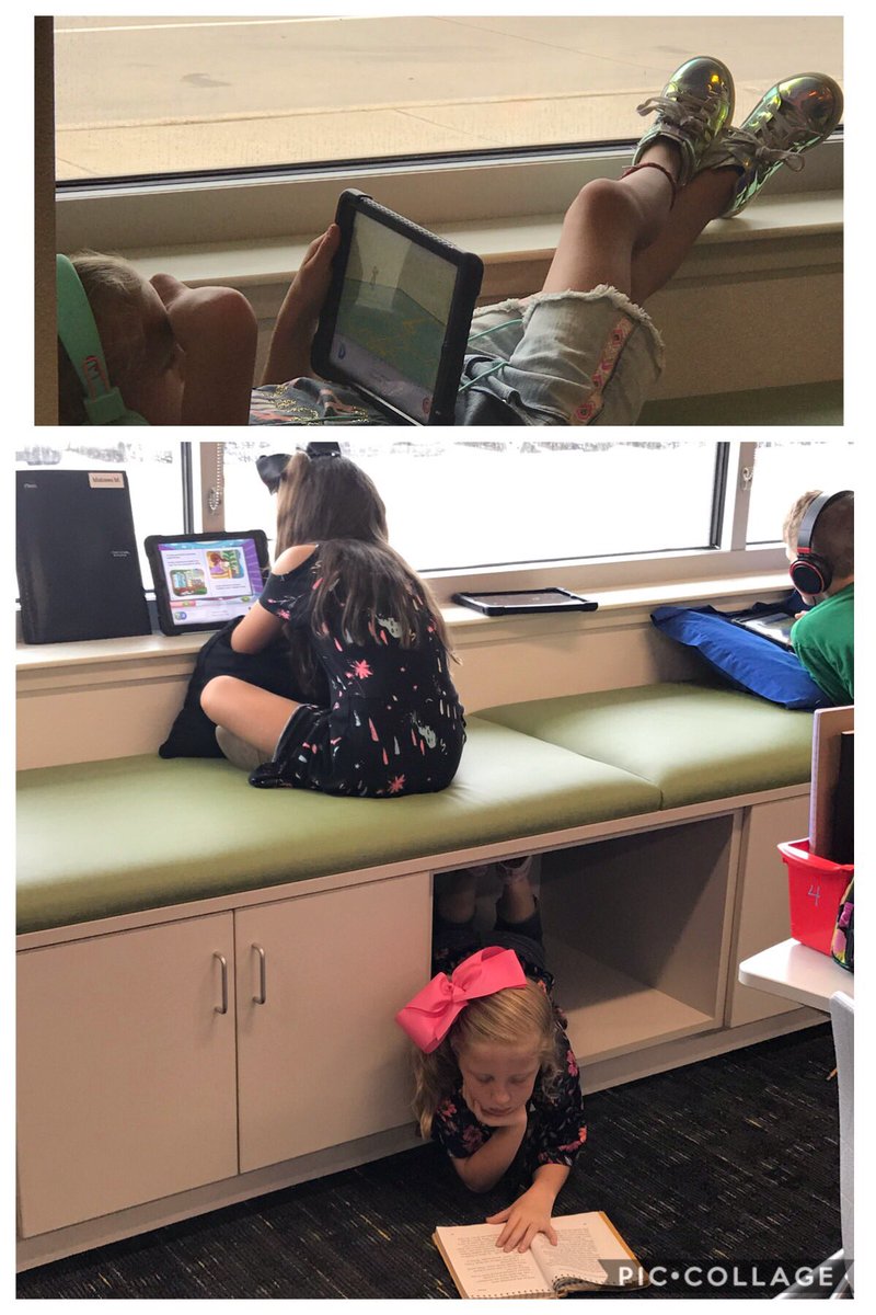 Kids r loving all of their flexible learning options!  Some places I haven’t even thought of.🤣👍 #misdproud #irvinincredibles