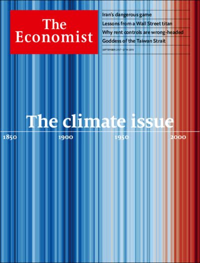 Las últimas portadas de Nature y de The Economist. Chile será el centro del mundo durante la COP25.