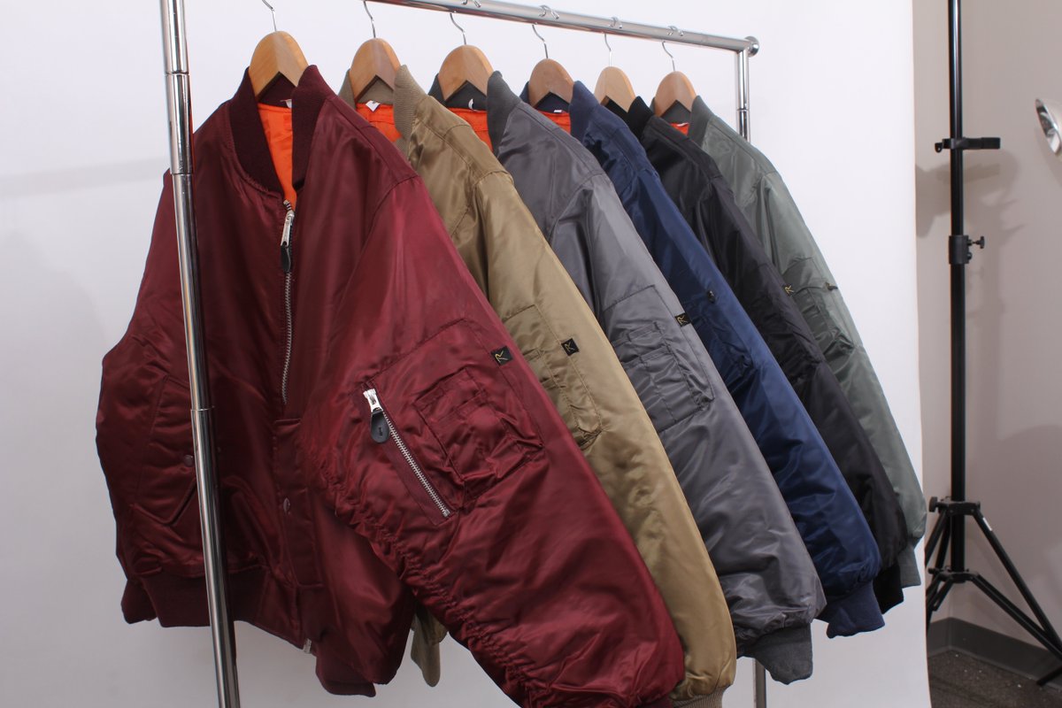 rothco's tweet photo. Getting our MA-1 Jackets for a photo-shoot #Flightjackets #military https://t.co/JY7uDlHLm7