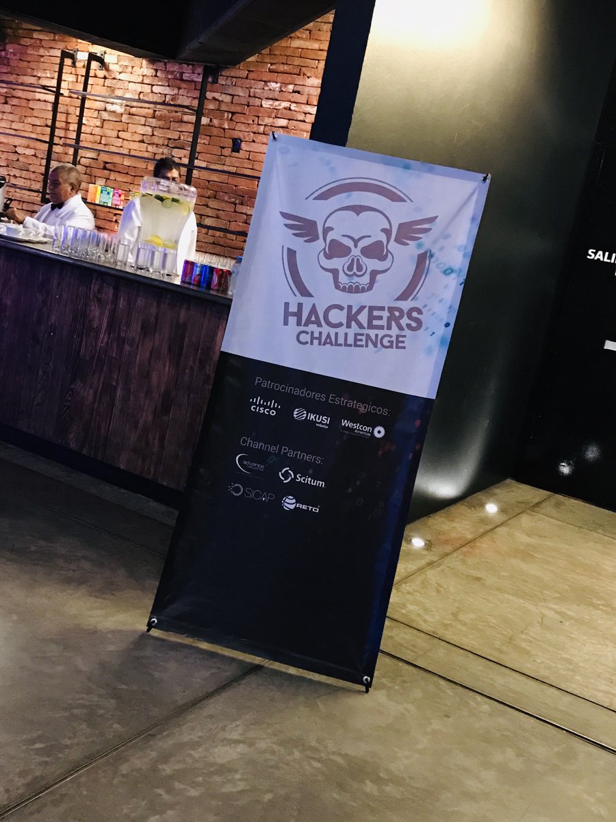 Scitum_MX's tweet image. Ya nos encontramos en el #HackersChallenge de @RadwareES ¡éxito hackers! Los esperamos en el stand de @Scitum_MX @Telmex
