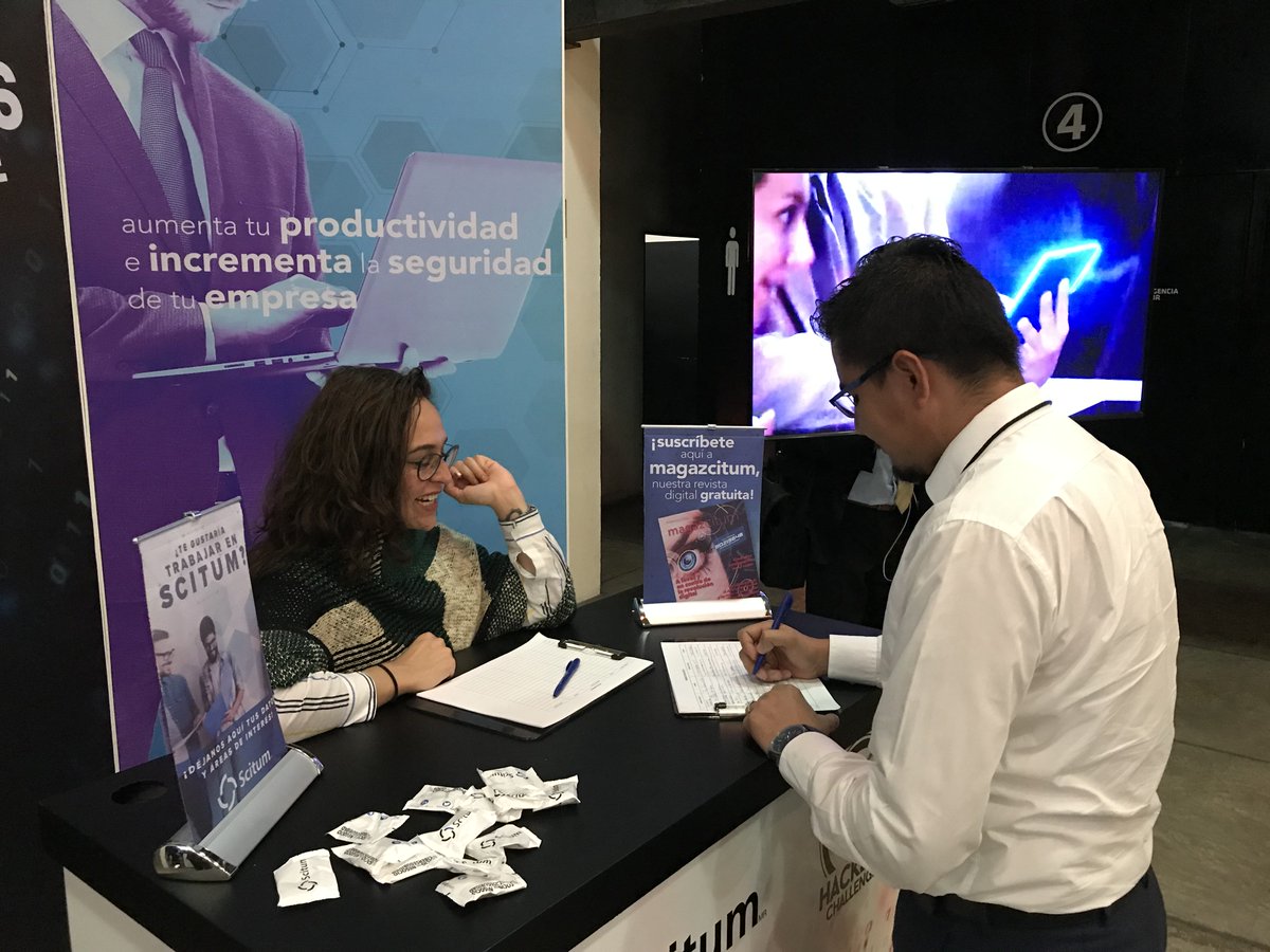 Scitum_MX's tweet image. Ya nos encontramos en el #HackersChallenge de @RadwareES ¡éxito hackers! Los esperamos en el stand de @Scitum_MX @Telmex