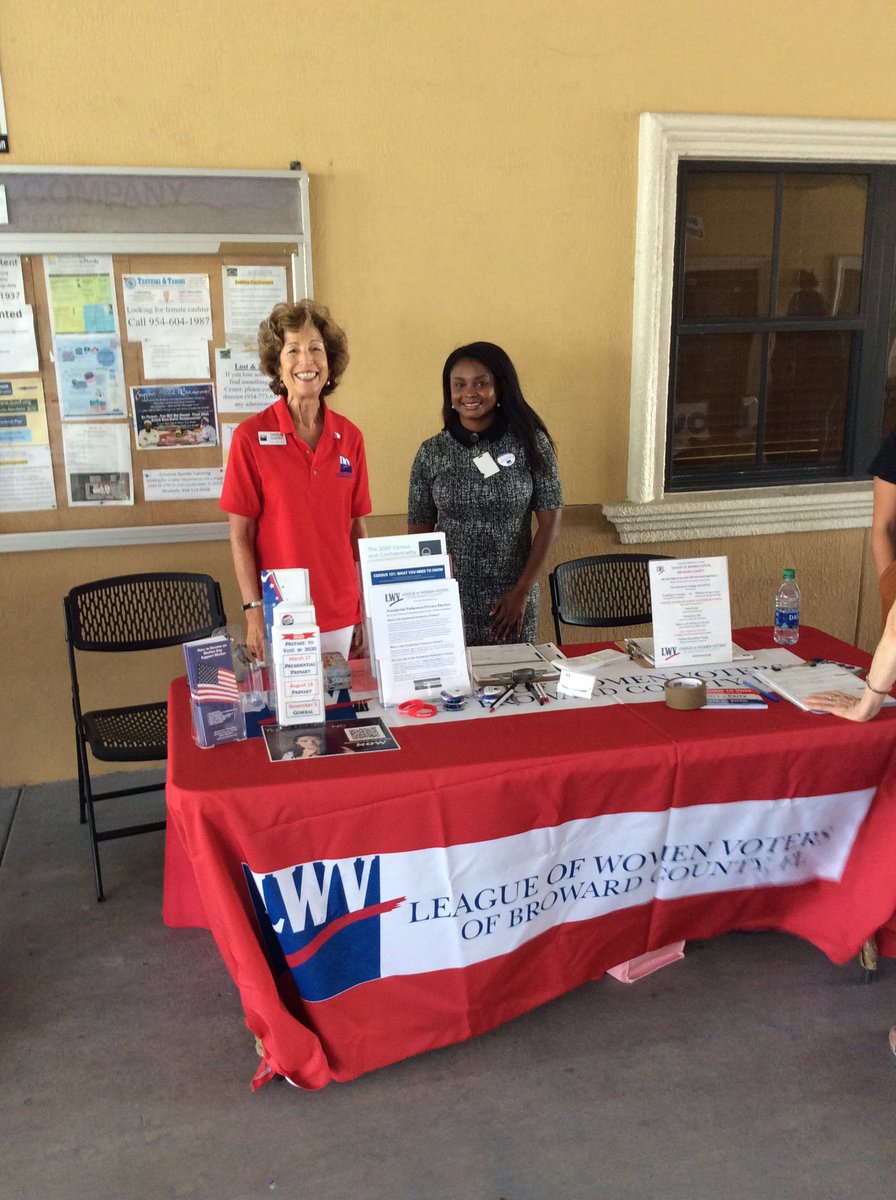 We are here at the Islamic Center of South Florida with Chainless Change, <a href="/LWVBCFL/">Broward League</a>, Connections Inc as well as many other organizations distributing food and backpacks and doing voter registration. Please come out! #sflreentry #vote #census #CommunityService #food #RegisterToVote