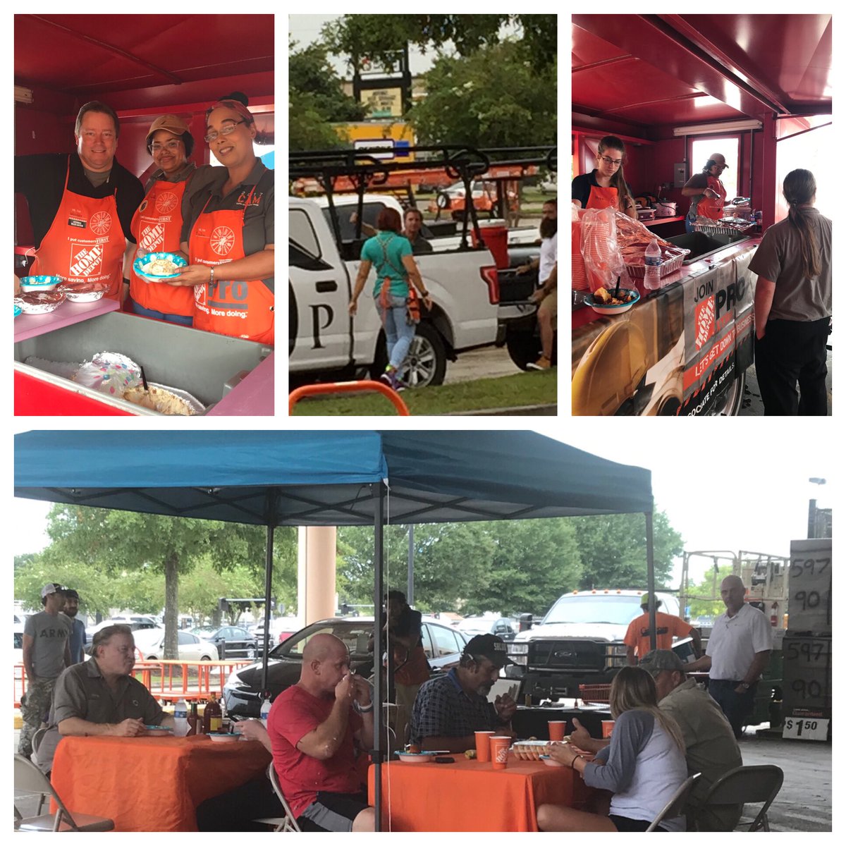 Thanks to our management support we had a party for our Pro event today. Amazing food, good vibes only!! <a href="/jxh076/">james hickingbottom</a> <a href="/wesley_hackett/">Wesley Hackett. Home Depot 360</a> <a href="/ChrisBergHD/">@ChrisBergHD</a>
