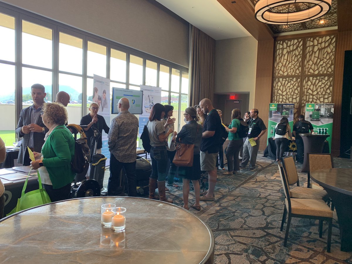 OfficePride's tweet photo. The vendor reception is always a hit! #AmazingOP2019 https://t.co/DynY97m6uX