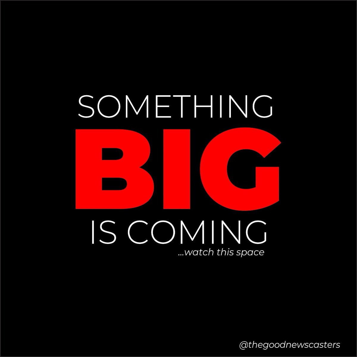 Solarspeaks's tweet photo. #spokeinwardsconcert #sic2019 #solarspeaks #thegoodnewscasters
SOMETHING BIG IS COMING! https://t.co/rQDiQFePOf