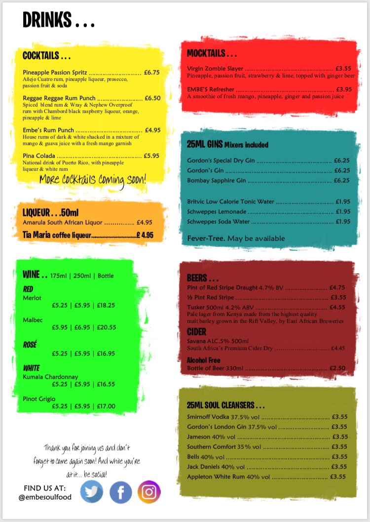Embe Soul Food Restaurant On Twitter You Have Spoken And We Hear
