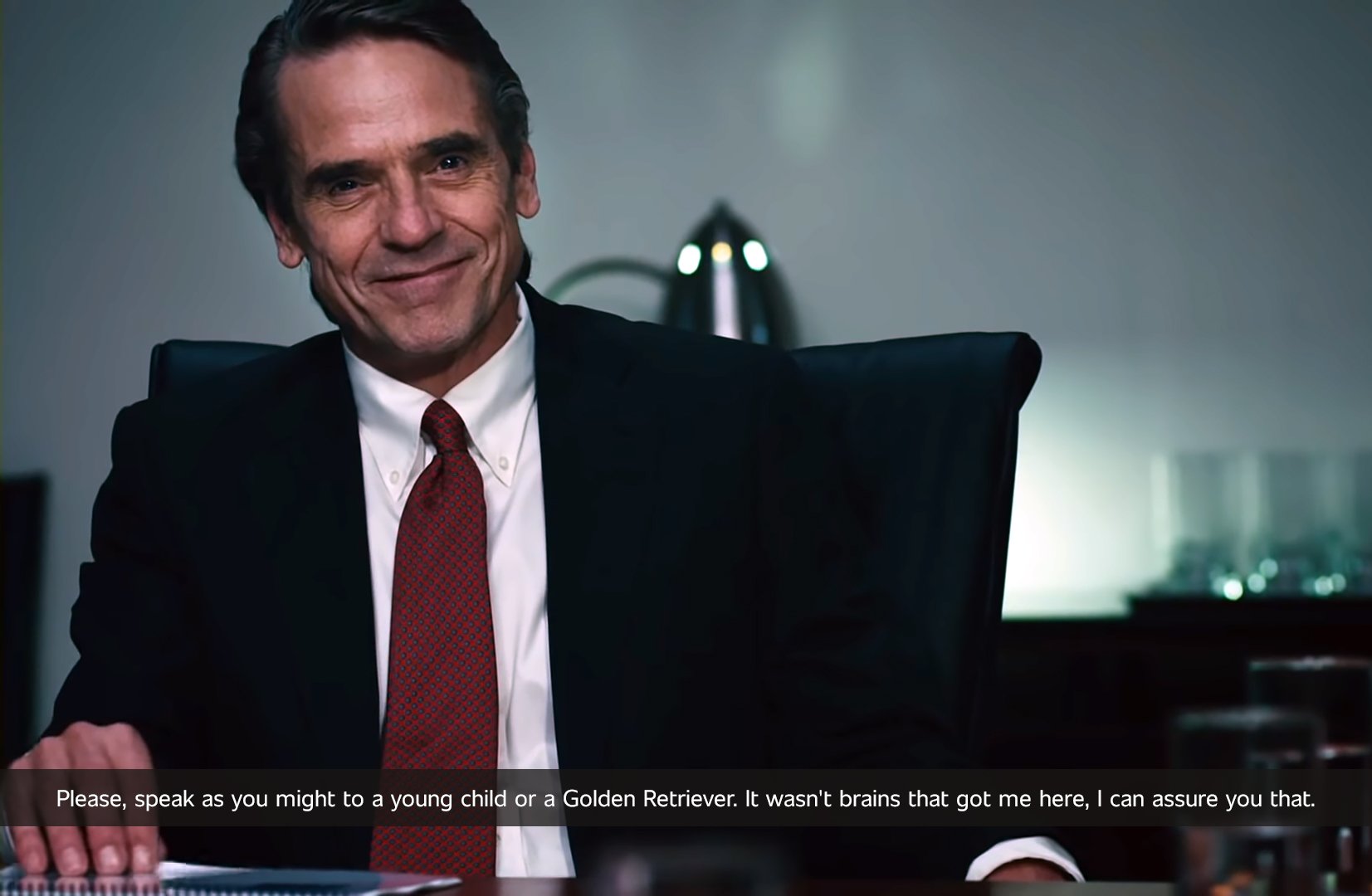 Happy 71st Birthday to Jeremy Irons! 

Boardroom scene from the excellent \Margin Call\ {2011} 