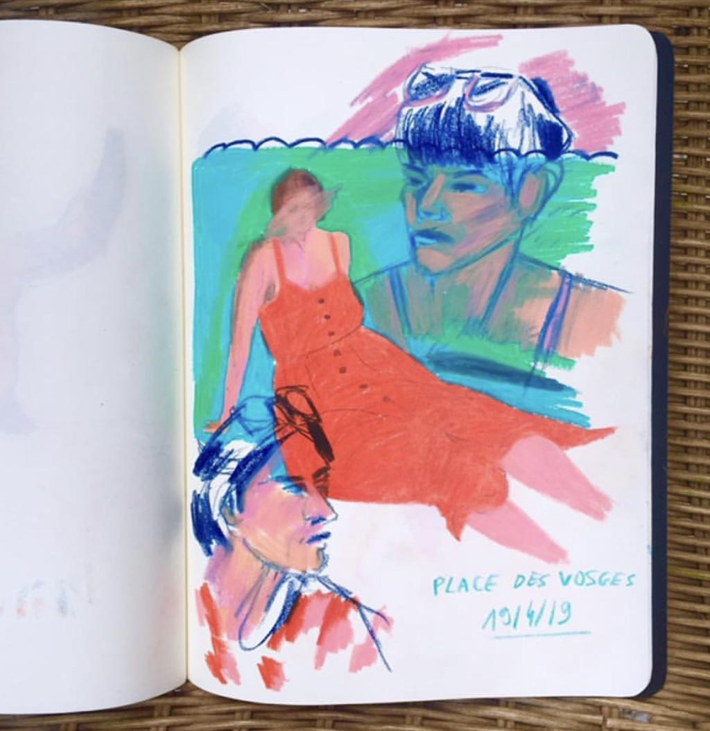 DesignCULT_01's tweet photo. Cool CULTURE | Beya Rebaï |
“Beya always has a sketchbook during her travels with some wax pastels and she draws what she sees, in her own way, with a lot of colors.”| https://t.co/ZmqChAmGvp |
#textures #elements #moodboard #colors #designstrategy #designCULT #designstudio https://t.co/CxeIxjQYbV
