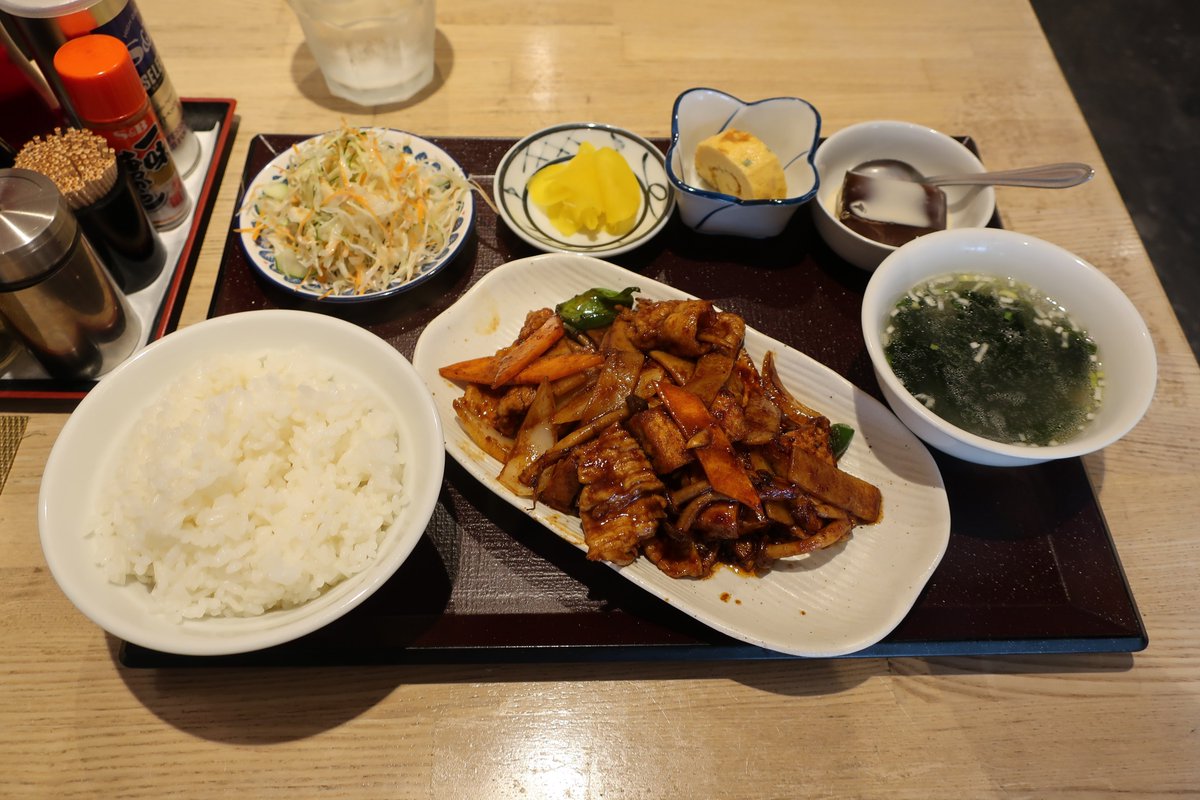 豚肉と厚揚げの甘辛味噌炒め