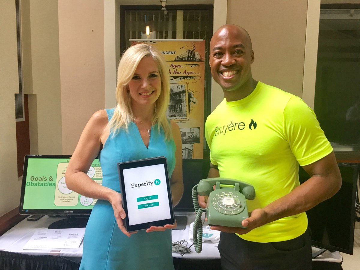 PatriciaBoalCTV's tweet photo. Talking technology and innovation with Bruyere ambassador @HenryBurris  and how it's helping those getting care at Bruyere feel less isolated and live more independently @ctvottawa @CFRAOttawa @BruyereGive #BruyereDay #lifechangingday https://t.co/9HIEkO6JEn