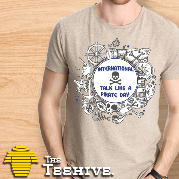 Arrgh! 
It's also National Talk like a Pirate Day! Walk the plank and get a custom design from The Teehive Largo! 
#nowopen #wearwhatyoulove #TalkLikeAPirateDay #pirate #customshirts #directtogarmentprinting #Tshirt #nominimums