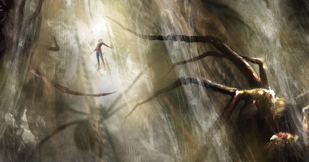 арахнид рейд арт. сталкер альтернатива за учёного. паук паутина паучий шелк. властелин колец логово шелоб. паучьи сети в лесу абернети, шотландия.