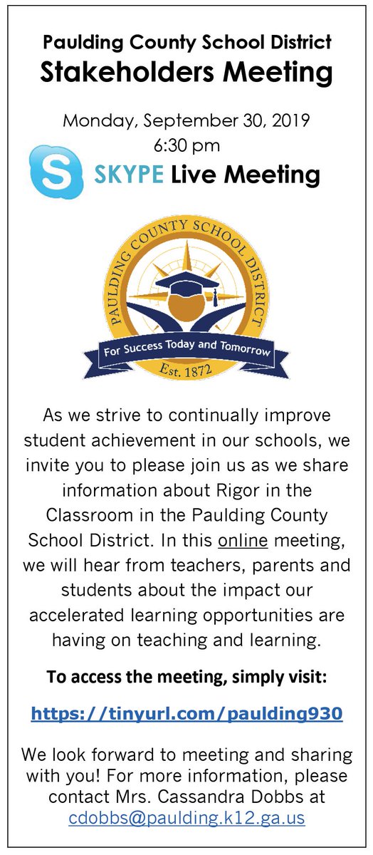 Paulding County School District tweet media