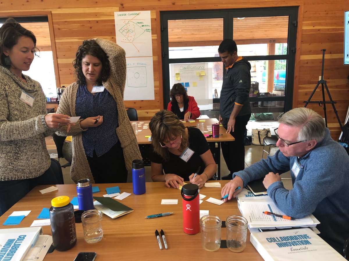 deb_halliday's tweet photo. Extraordinary gift to have @WeAreCoCreative share their wisdom &amp; strategies for #SystemsChange w Montana practitioners. Thanks to @headwatersmt &amp; Zero to Five for co-hosting! @russgaskin @CoCreateMLD https://t.co/m2AO5c4qE1