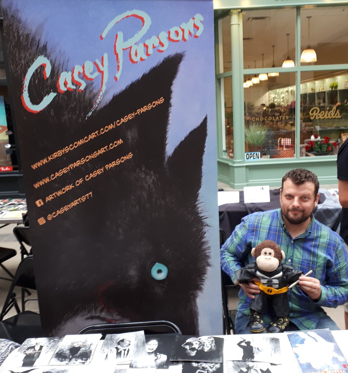 blueshamilton's tweet photo. Treble at Guelph Comics Jam #hblmonkey #GuelphOn @dragonguelph Full Pics: https://t.co/I35y5mWyR1 @BatichiKristen @AHComicsInc @KingKRule @goonguy @moon_man_art @scottchantler https://t.co/oi1uTFl3DN