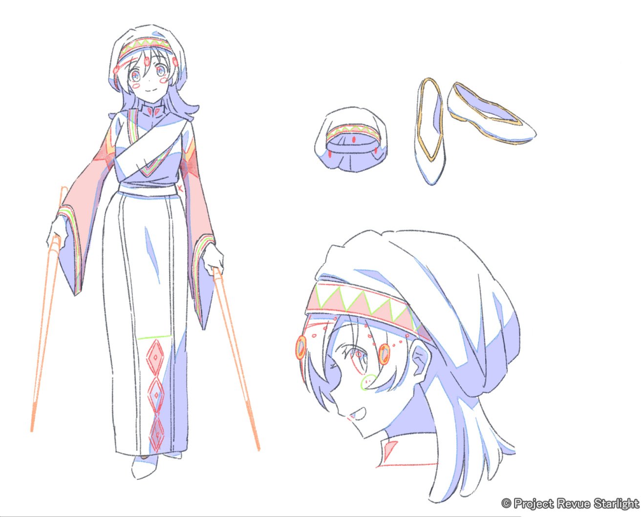 キネマシトラス公式 おしえて スタァライト劇場 第12話 ななちゃんの衣装 1人だけ みんなと違うななちゃんの衣装 今まであったどんなことも忘れずに 塔の導き手を演じます スタァライト おしスタ T Co S6y1xvfotf Twitter