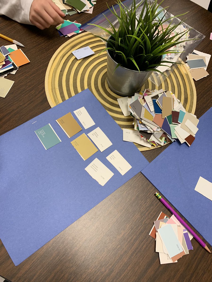 louisesansano's tweet photo. Having a blast writing using paint chips. https://t.co/bEtxD0dkNS