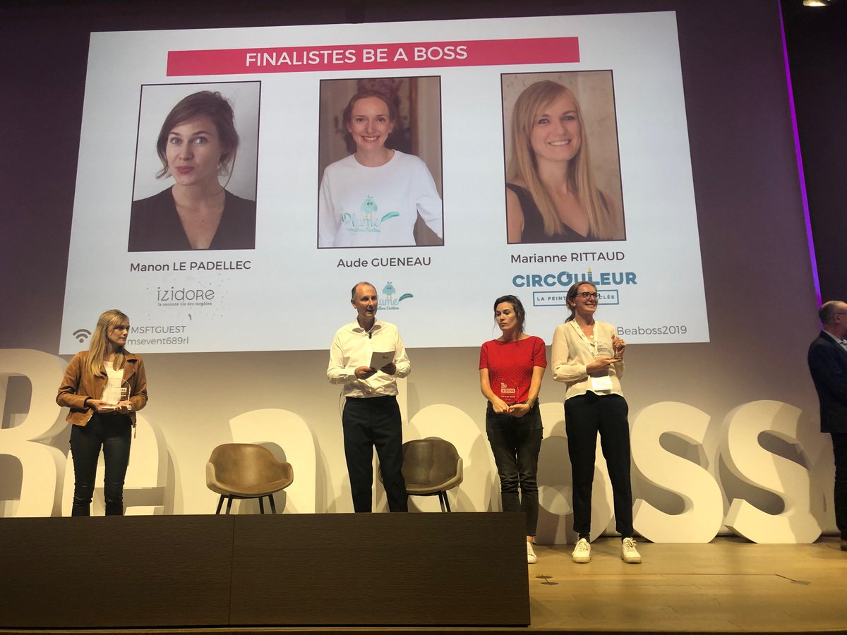 PatAttar's tweet photo. #Beaboss2019 encore une belle finale avec des projets en or #entreprenariataufeminin #membresdujury https://t.co/wCvpUV9YXN