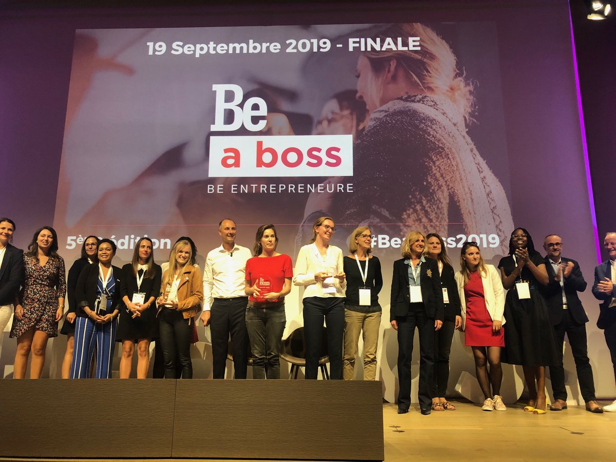 PatAttar's tweet photo. #Beaboss2019 encore une belle finale avec des projets en or #entreprenariataufeminin #membresdujury https://t.co/wCvpUV9YXN