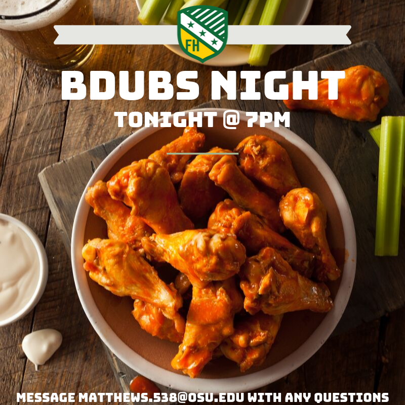 FarmHouseATZ's tweet photo. For those interested, meet at Farmhouse by 6:40 to walk to Buffalo Wild Wings on High Street for wing night! If anyone is interested in spending some time with our members or learning more about the fraternity, be there at 7! #RushFH https://t.co/65HRwggsMN
