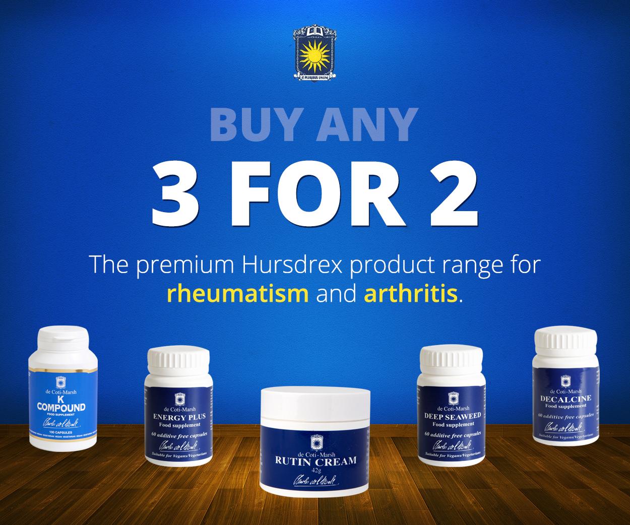 Cursed Insignificant Mentality Bio Health on Twitter: "Buy 3 for 2 offer on Charles de Coti-Marsh products starts now! Hursdrex is a premium range of special food supplements for rheumatism and arthritis. To view & Cursed Insignificant Mentality Bio Health on Twitter: "Buy 3 for 2 offer on Charles de Coti-Marsh products starts now! Hursdrex is a premium range of special food supplements for rheumatism and arthritis. To view &