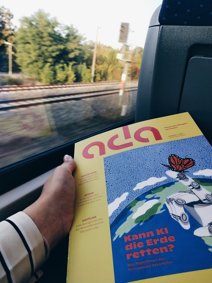 Liebste Reiselektüre 💛 heute das morgen verstehen! <a href="/join_ada/">ada</a> #KI #innovation #future #AI