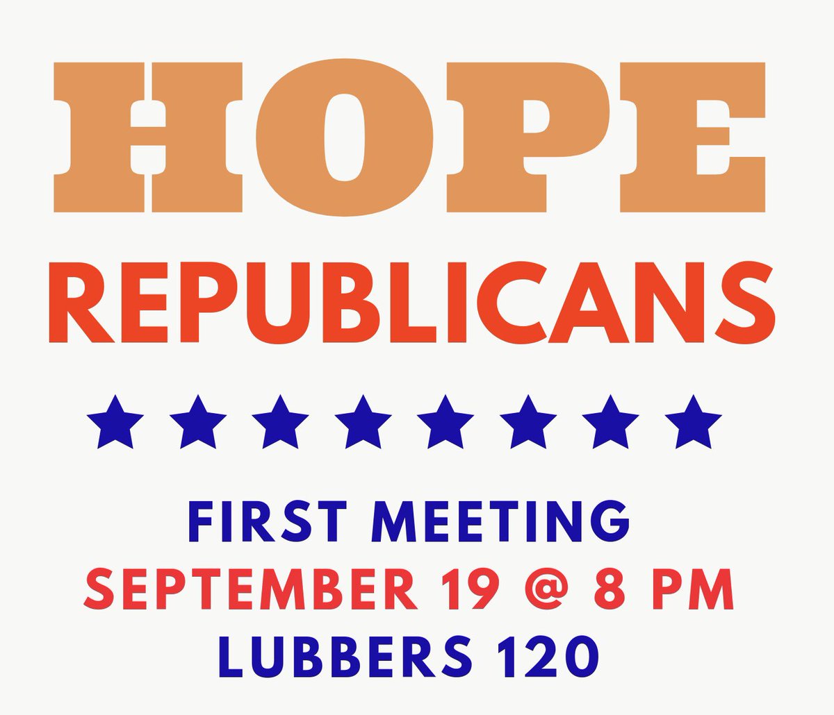 HopeRepublicans's tweet photo. See you all tonight🎉 https://t.co/cedIfxqK1T