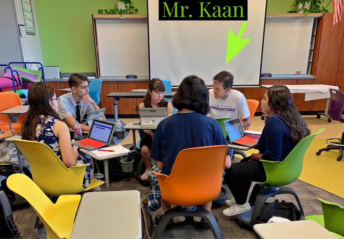 AIChameleons's tweet photo. Mr. Kaan is engaging &amp; teaching students how to be successful in mathematics. #personalizedlearning #whyihsoi #innovationnation https://t.co/xRK5c4mC7Y
