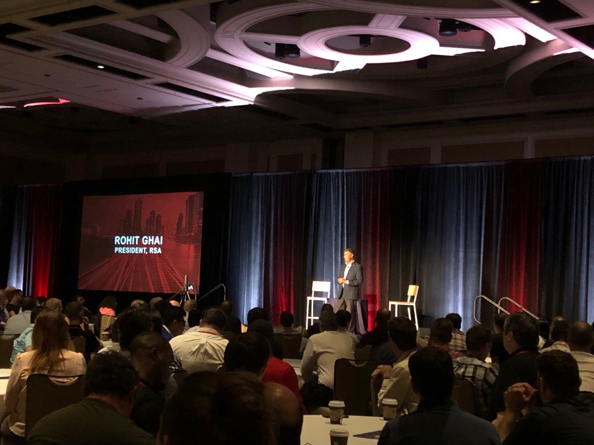 “The most powerful thing in the room today is your attitude - “ ⁦<a href="/rohit_ghai/">Rohit Ghai</a>⁩ ⁦<a href="/RSAsecurity/">RSA</a>⁩  my favorite event of the year! #RSATechFest2019 ⁦