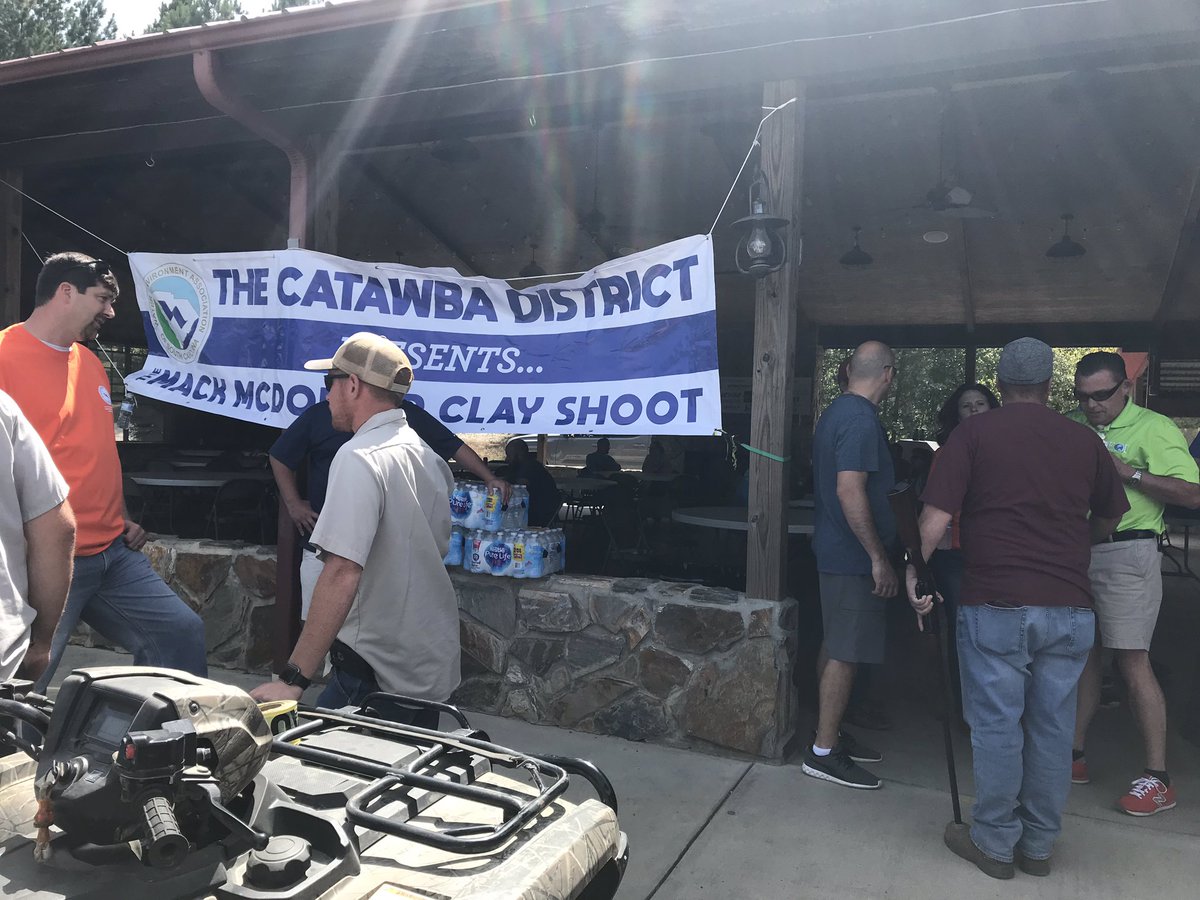 What a wonderful day for the Catawba District clay shoot to honor Mac McDonald and to raise funds for the district scholarship.