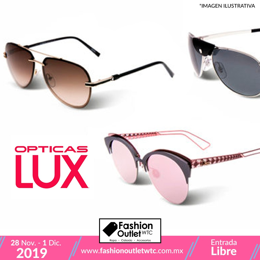 fowtc's tweet photo. Y estos lentes son para que veas los descuentos mejor. 👓
@OpticasLux  confirma su asistencia en la tercera edición de @fowtc .
¡Te esperamos!

#FOWTC2019 https://t.co/Q9LHc6kMJi